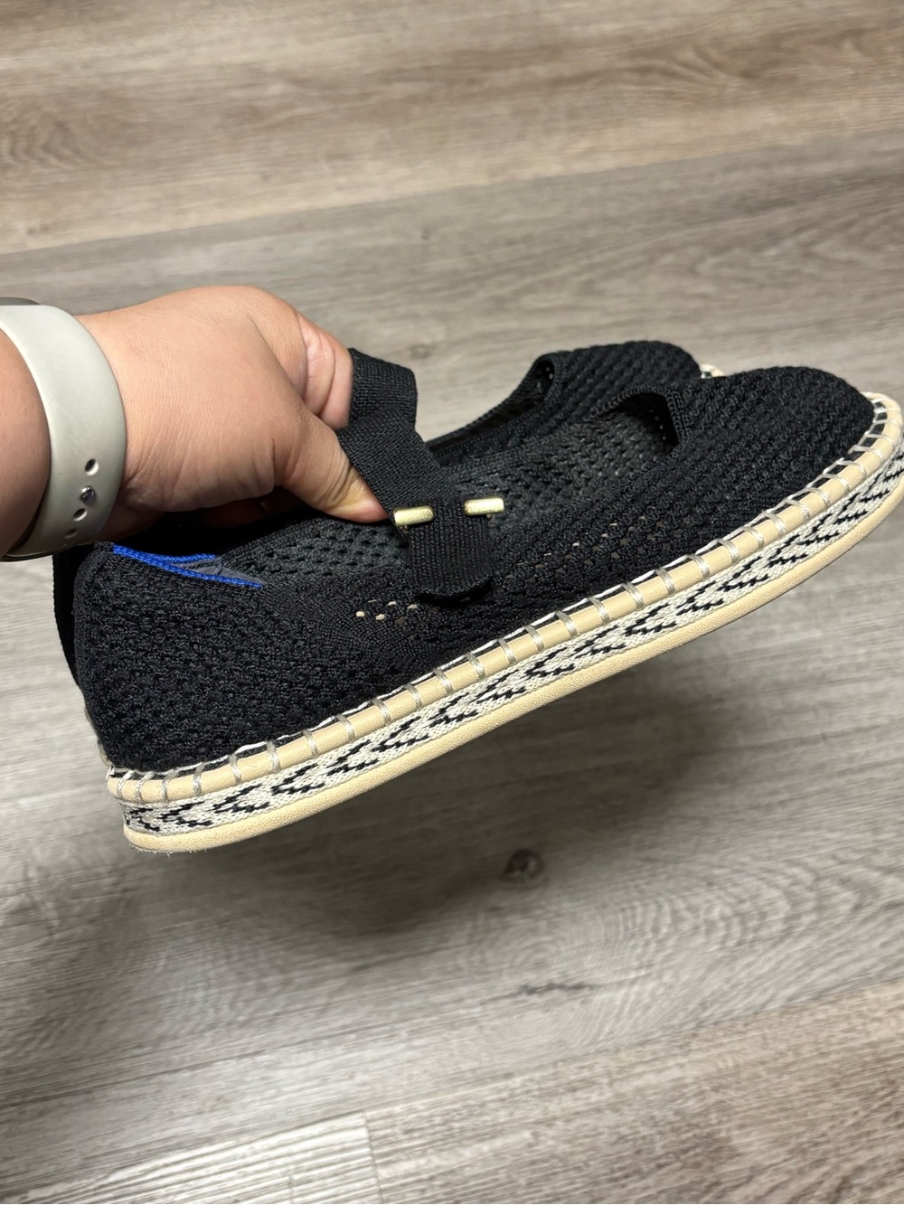 Rothy’s The Espadrille Mary Jane - Black, Women’s Size 7 - Picture 6 of 9